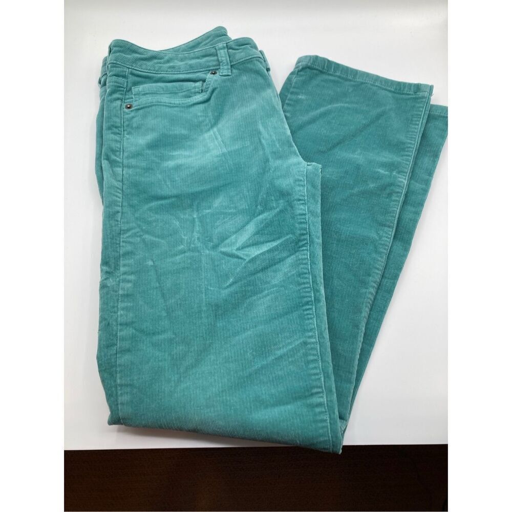 PATAGONIA Teal Green Fitted Corduroy Men’s Skinny Jeans Pants Size 29 Low Waist - Picture 15 of 15
